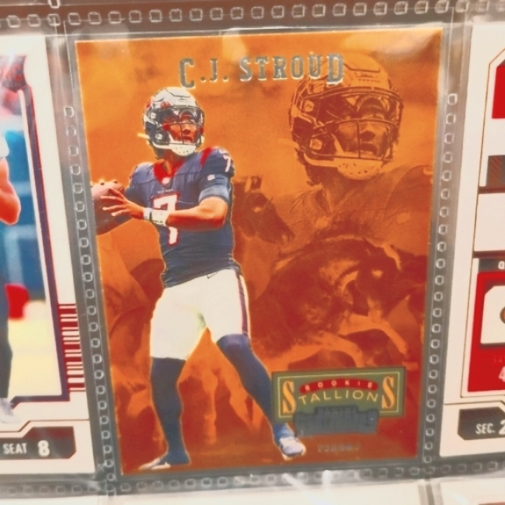 NFL Quarterback 9 Assorted Mint Cards ( CJ Stroud)